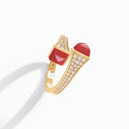 Cleo Diamond Midi Ring Yellow Gold