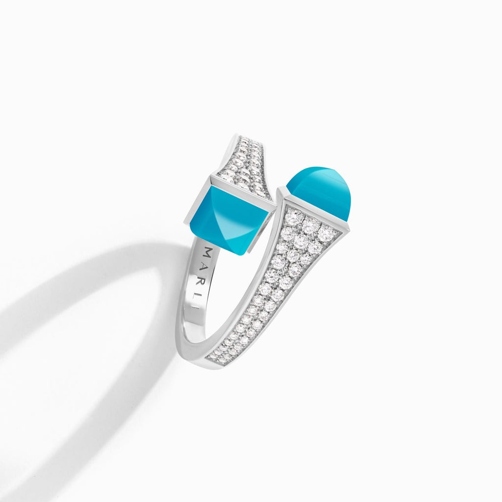 Cleo Diamond Midi Ring White Gold