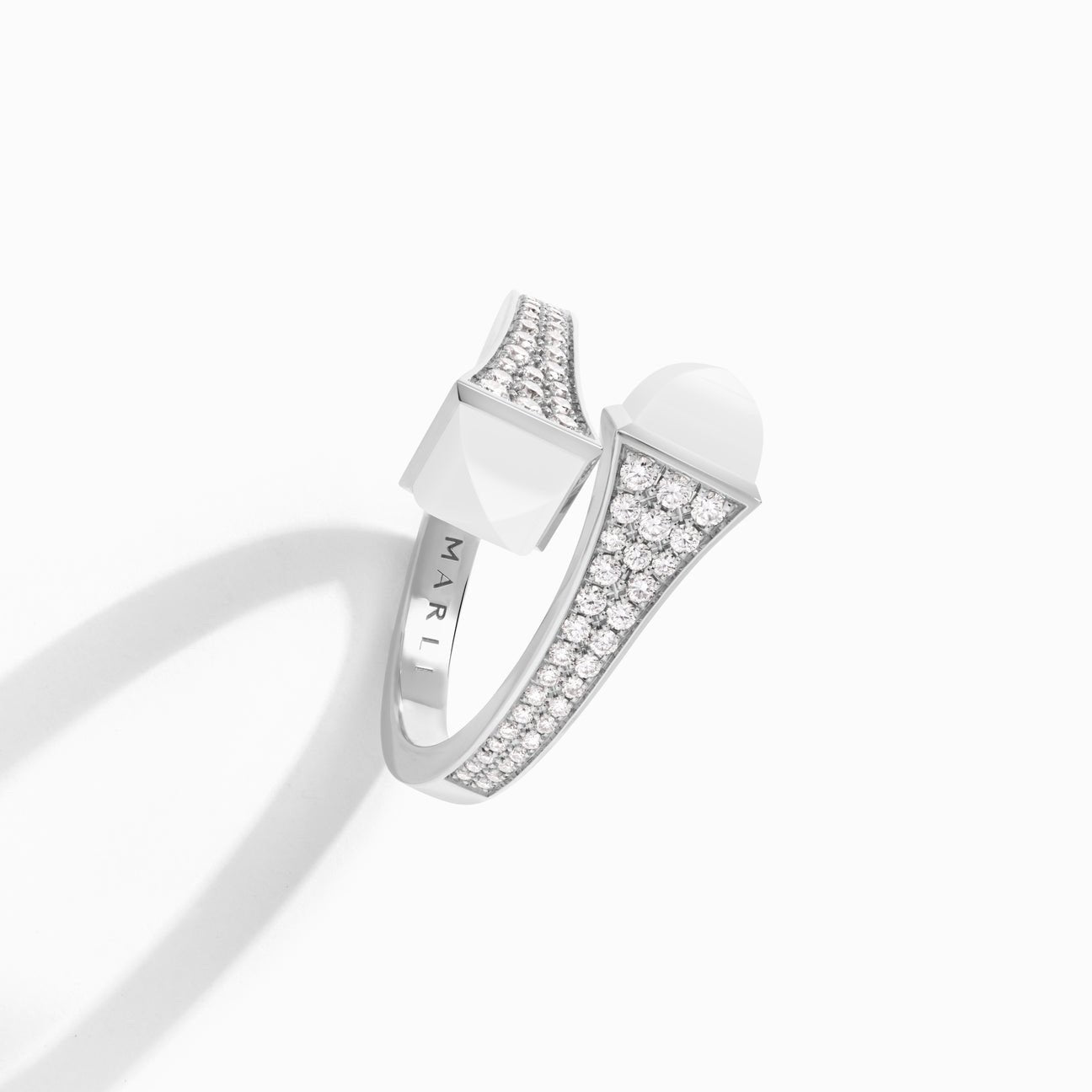 Cleo Diamond Midi Ring White Gold