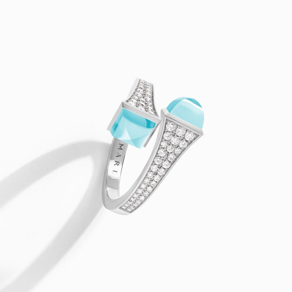 Cleo Diamond Midi Ring White Gold