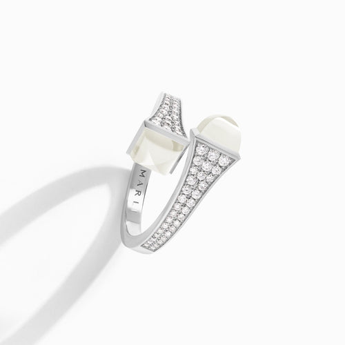 Cleo Diamond Midi Ring White Gold