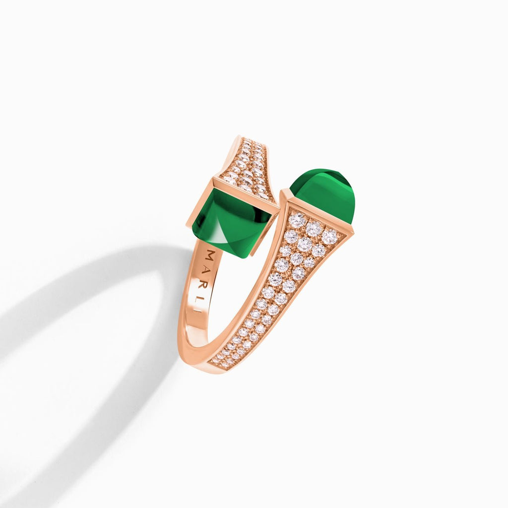Cleo Diamond Midi Ring Rose Gold