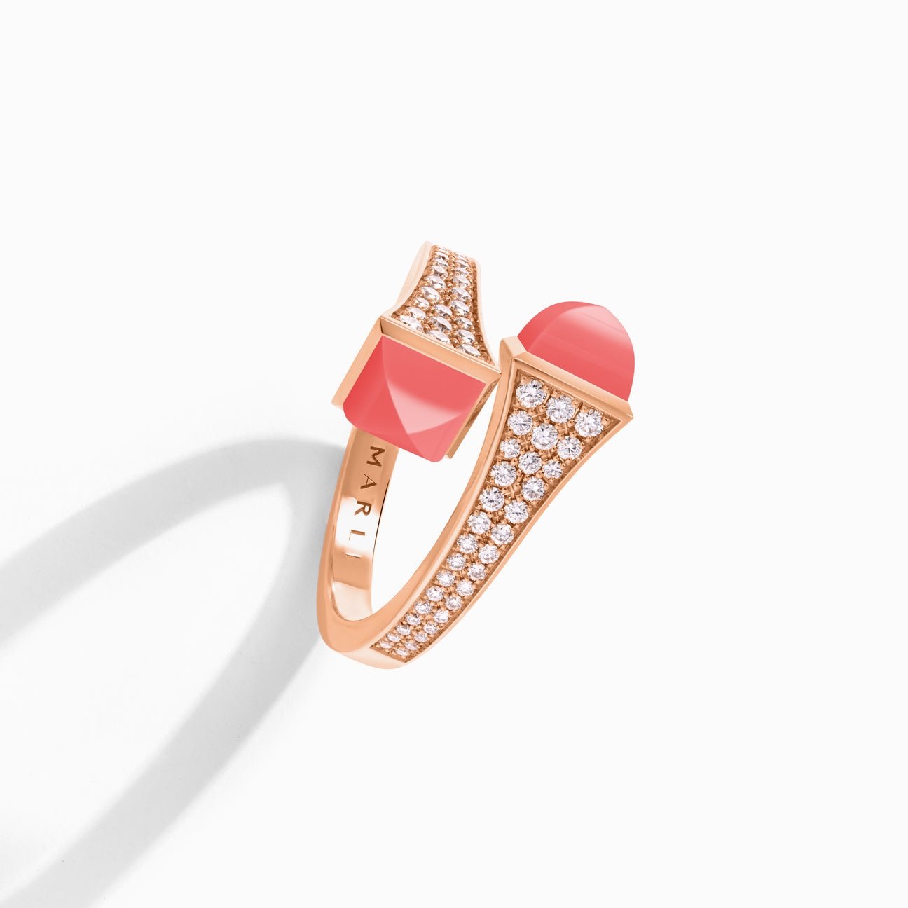 Cleo Diamond Midi Ring Rose Gold