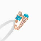 Cleo Diamond Midi Ring Rose Gold