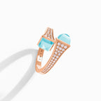 Cleo Diamond Midi Ring Rose Gold