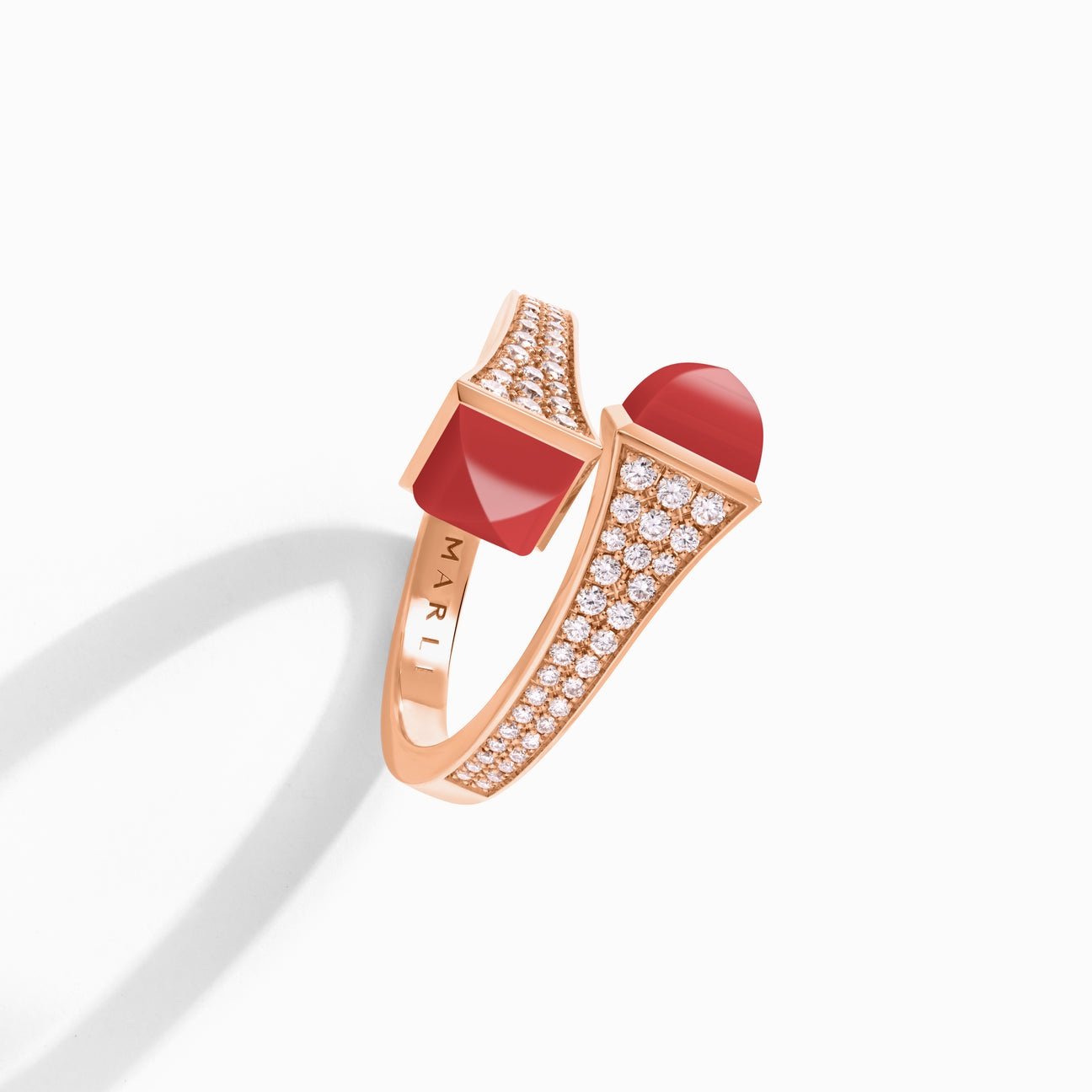 Cleo Diamond Midi Ring Rose Gold