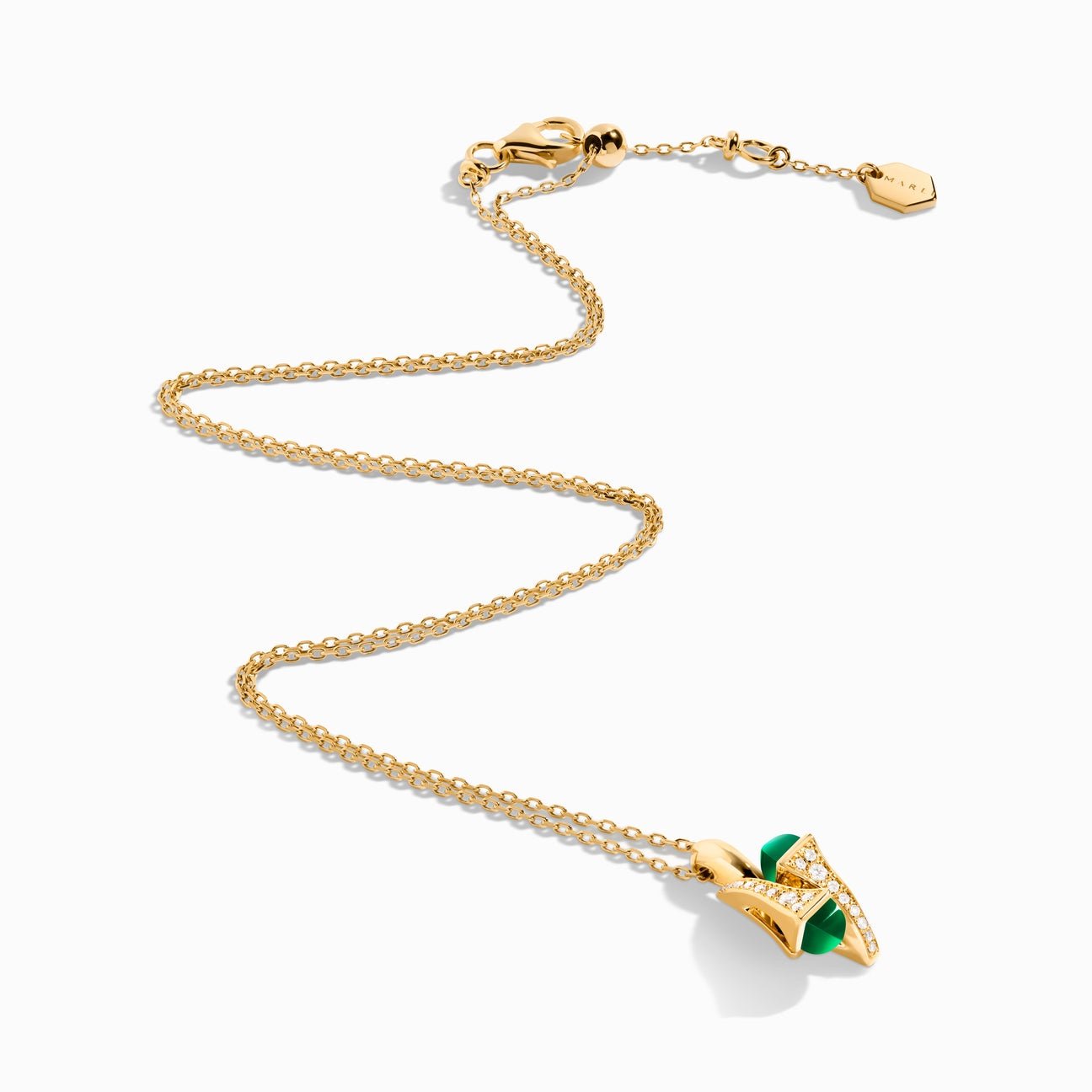 Cleo Diamond Huggie Pendant Yellow Gold