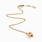 Cleo Diamond Huggie Pendant Yellow Gold