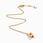 Cleo Diamond Huggie Pendant Yellow Gold