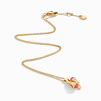 Cleo Diamond Huggie Pendant Yellow Gold