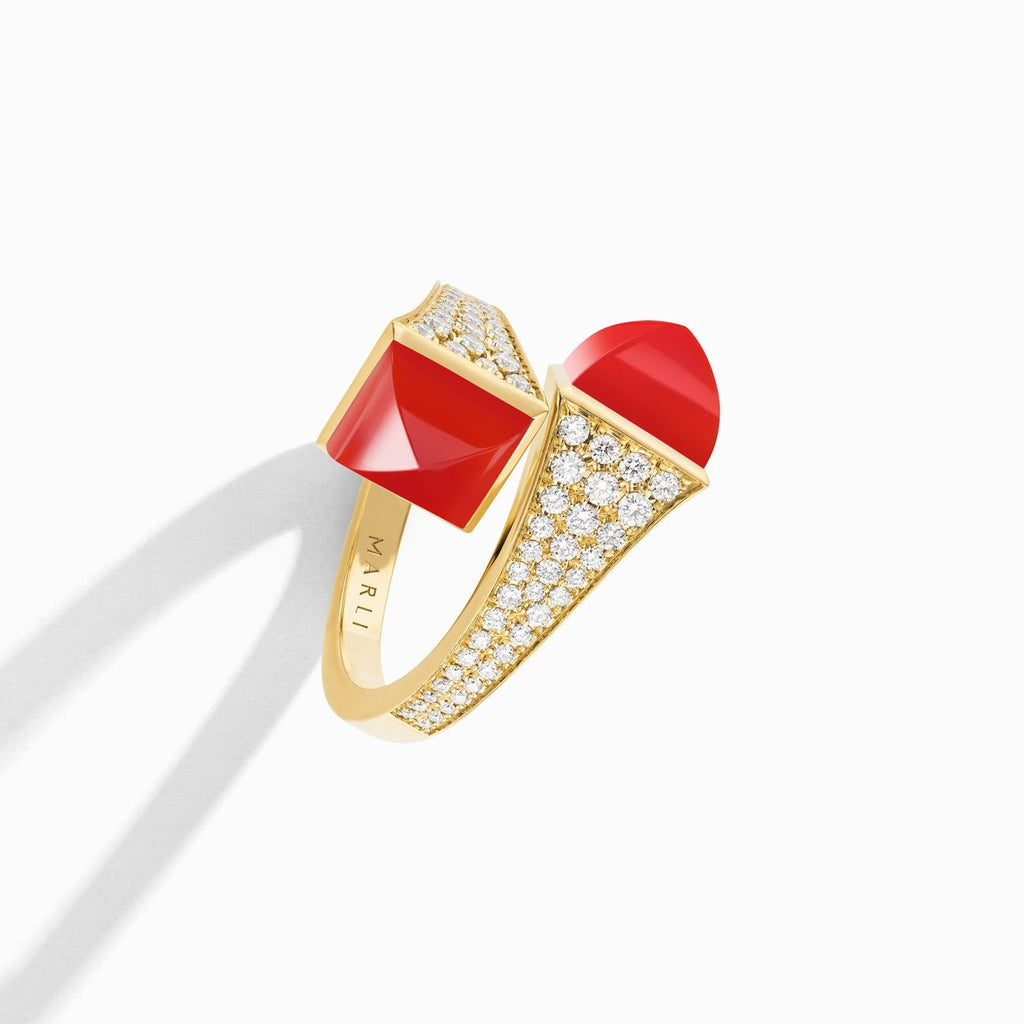 Cleo Diamond Ring Yellow Gold