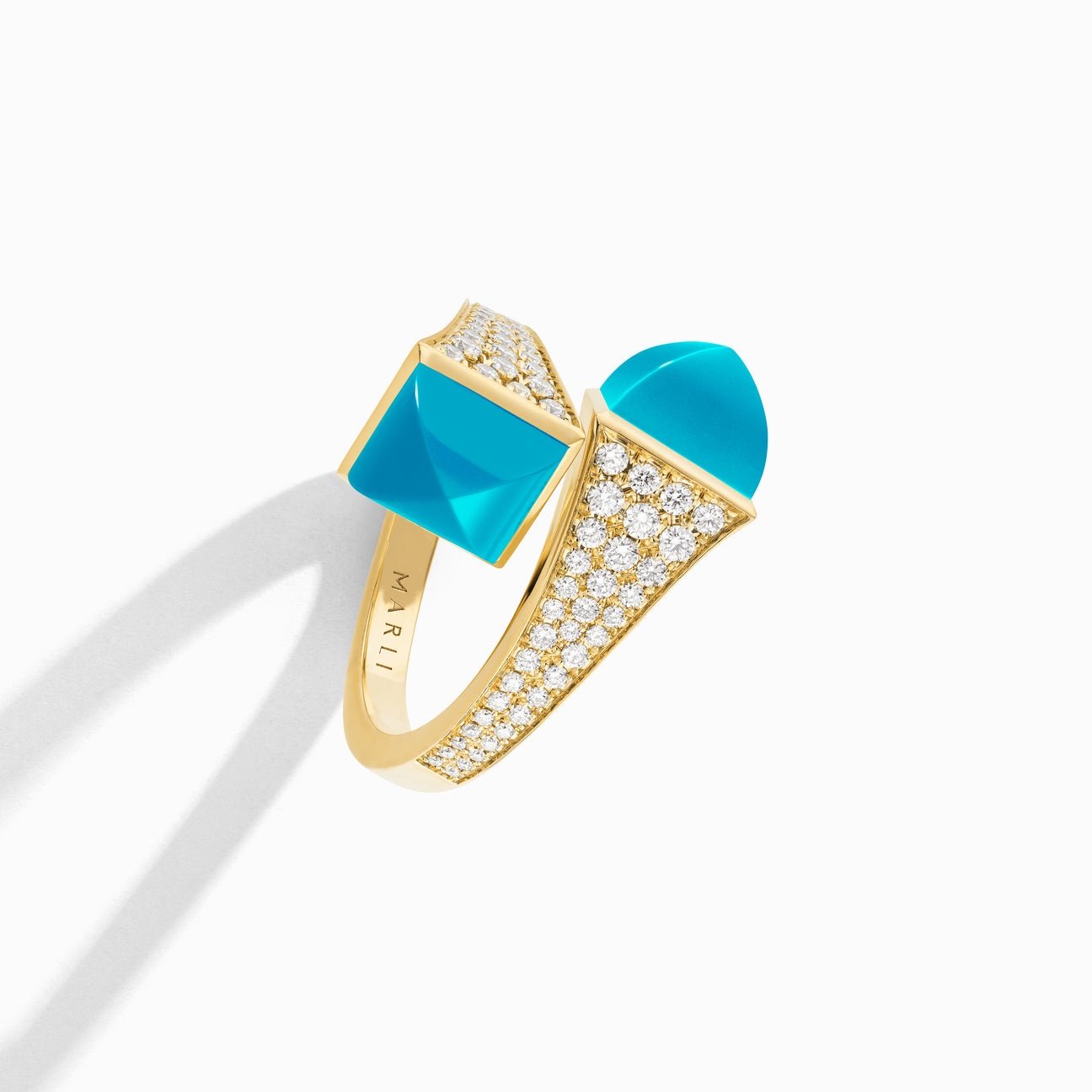 Cleo Diamond Ring Yellow Gold