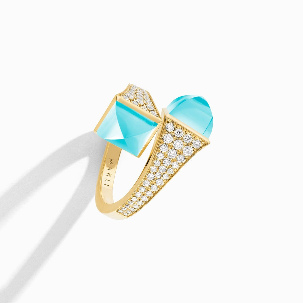 Cleo Diamond Ring Yellow Gold