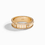LIFE Full Diamond Spinning Ring Yellow Gold