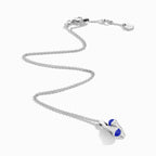 Cleo Diamond Huggie Pendant White Gold