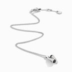 Cleo Diamond Huggie Pendant White Gold