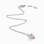 Cleo Diamond Huggie Pendant White Gold