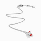 Cleo Diamond Huggie Pendant White Gold