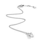 Cleo Diamond Huggie Pendant White Gold