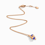 Cleo Diamond Huggie Pendant Rose Gold