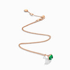 Cleo Rev Mini Diamond Pendant Rose Gold