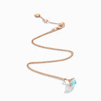 Cleo Rev Mini Diamond Pendant Rose Gold