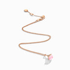 Cleo Rev Mini Diamond Pendant Rose Gold
