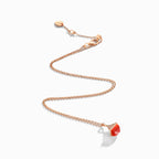 Cleo Rev Mini Diamond Pendant Rose Gold