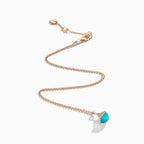 Cleo Rev Mini Diamond Pendant Rose Gold
