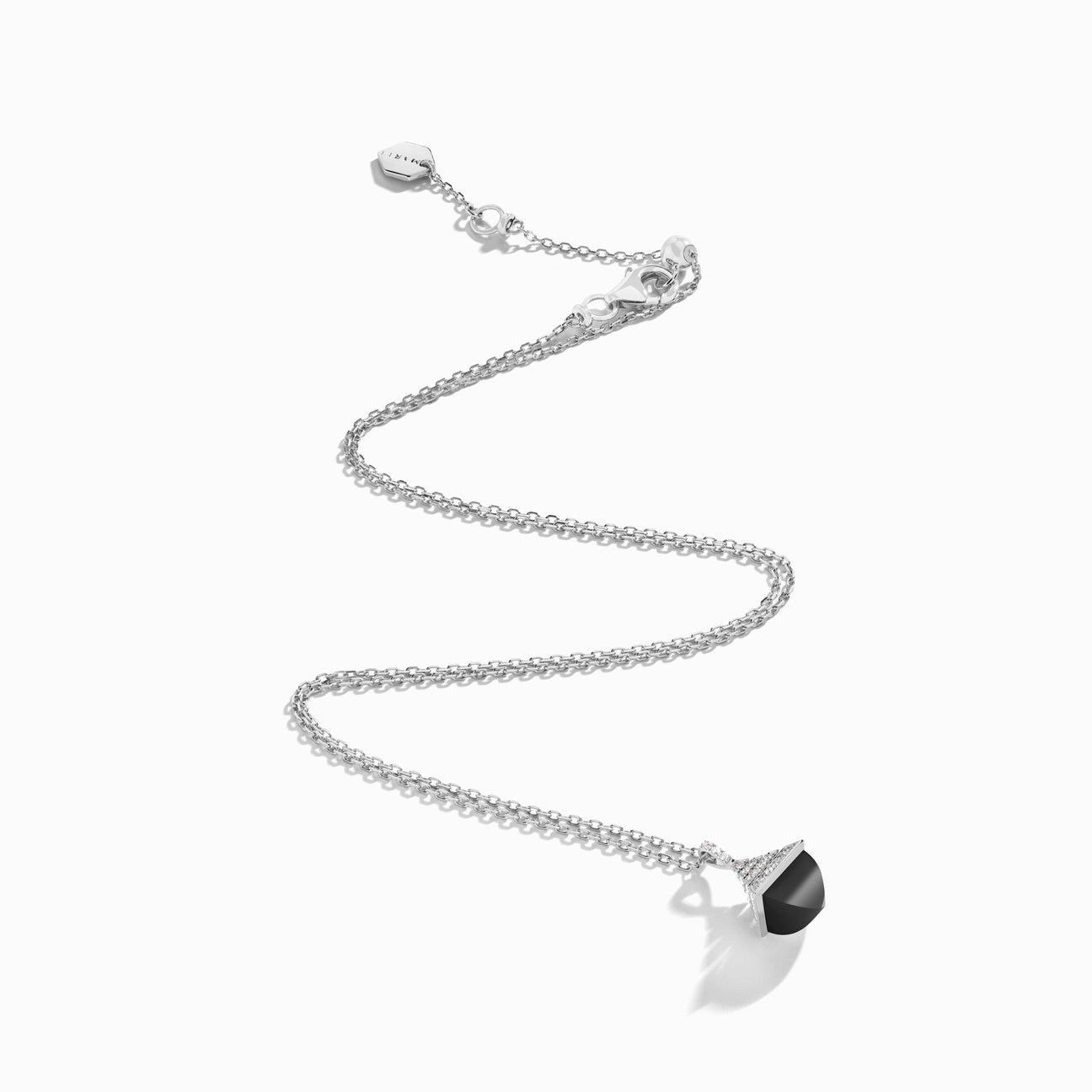 Cleo Rev Mini Diamond Pendant White Gold