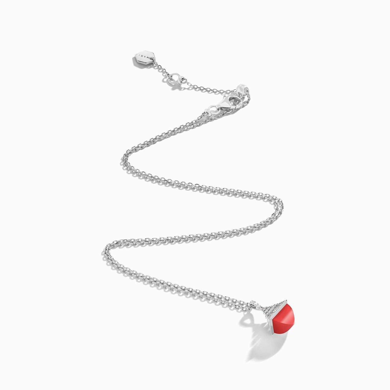 Cleo Rev Mini Diamond Pendant Yellow Gold