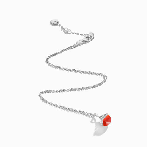 Cleo Rev Mini Diamond Pendant White Gold