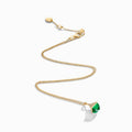 Cleo Rev Mini Diamond Pendant Yellow Gold