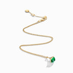 Cleo Rev Mini Diamond Pendant Yellow Gold