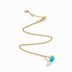 Cleo Rev Mini Diamond Pendant Yellow Gold
