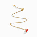 Cleo Rev Mini Diamond Pendant Yellow Gold