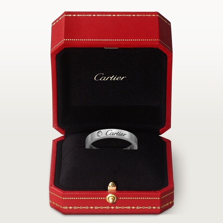 خاتم زواج من مجموعة "سي دو كارتييه" بلاتين، ماس