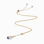 Cleo Diamond Teardrop Pendant Yellow Gold