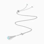 Cleo Diamond Teardrop Pendant White Gold