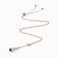 Cleo Diamond Teardrop Pendant Rose Gold