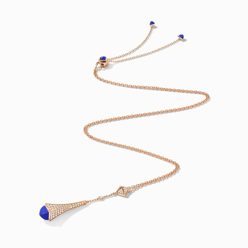 Cleo Diamond Teardrop Pendant Rose Gold