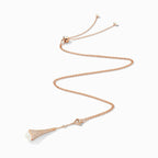 Cleo Diamond Teardrop Pendant Rose Gold