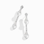 Cleo Diamond Drop Earrings White Gold