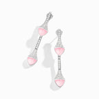 Cleo Diamond Drop Earrings White Gold
