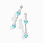 Cleo Diamond Drop Earrings White Gold