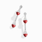 Cleo Diamond Drop Earrings White Gold