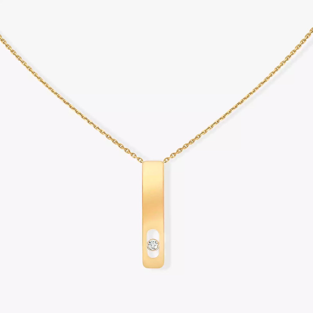 MY FIRST DIAMOND قلادة الماس ذهب وردي
