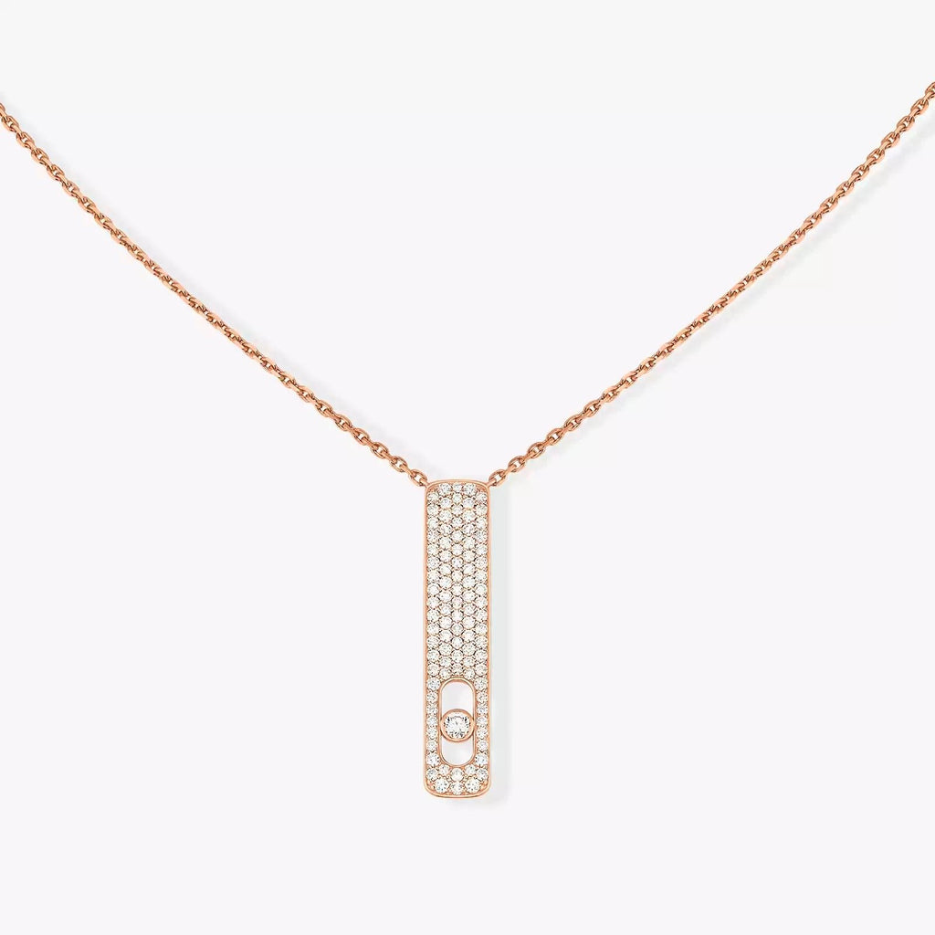 MY FIRST DIAMOND PAVÉ قلادة الماس ذهب أصفر