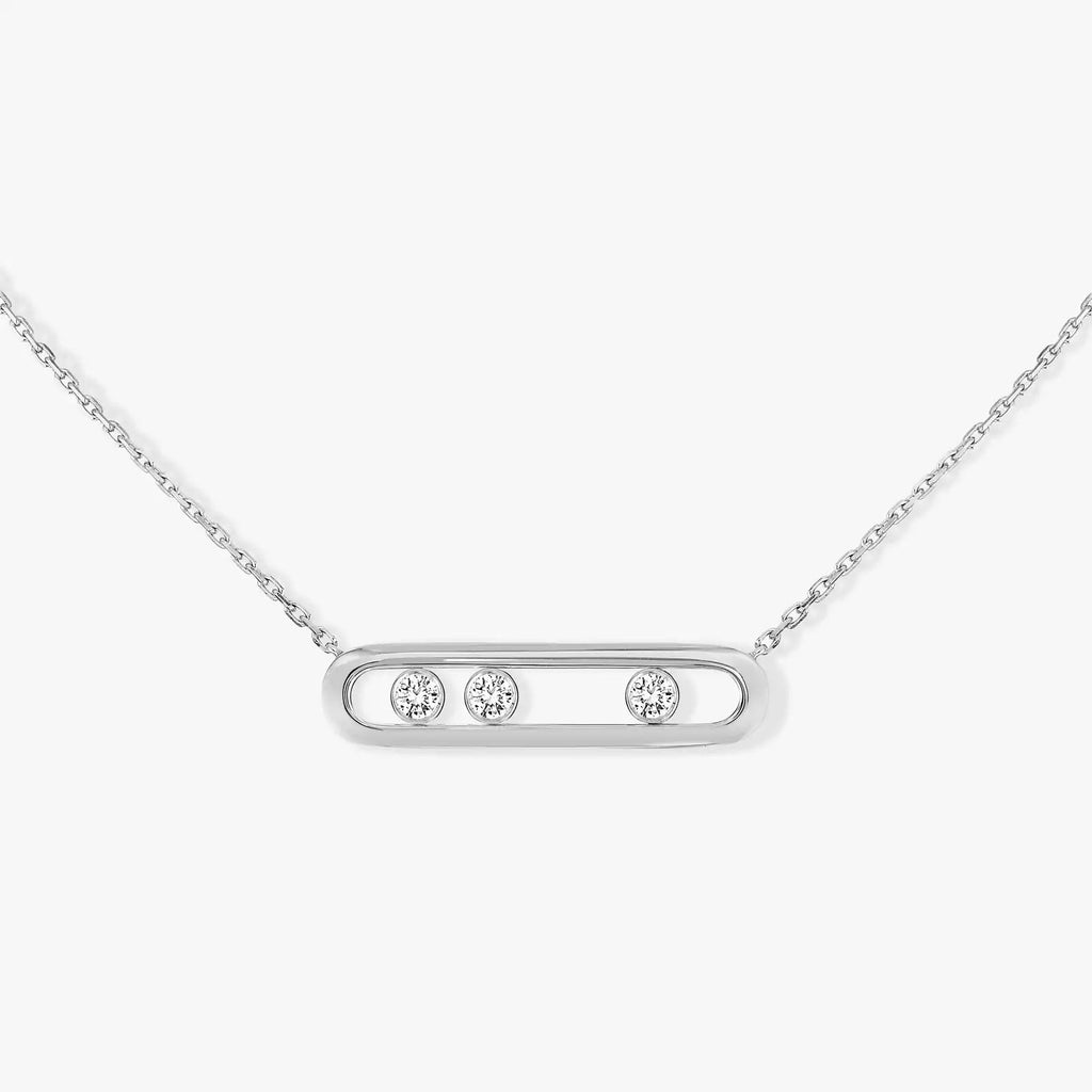 MOVE قلادة الماس ذهب أصفر