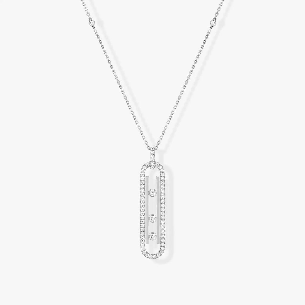 COLLIER MOVE 10TH PM قلادة الماس ذهب أصفر